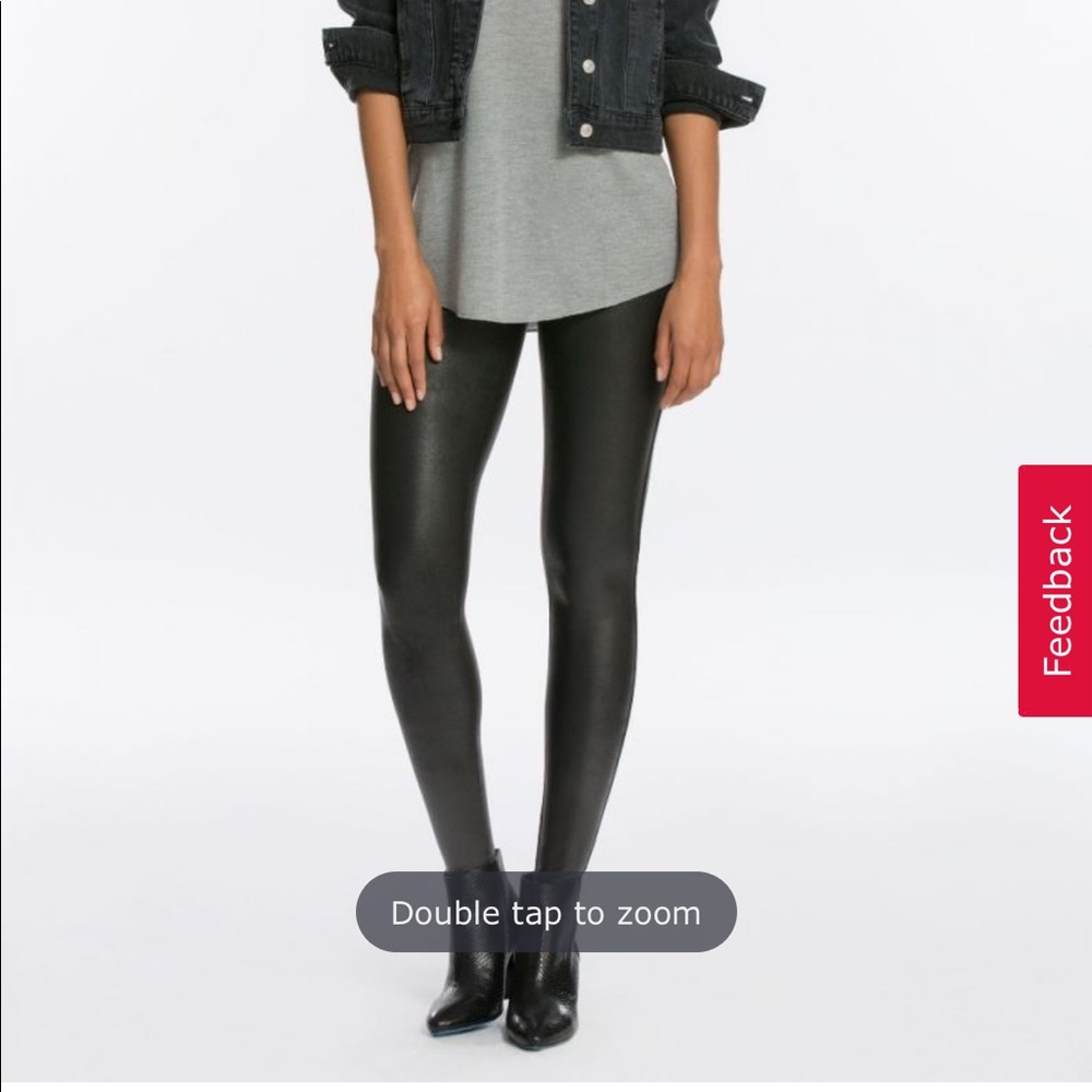 Spanx Faux Leather Leggings